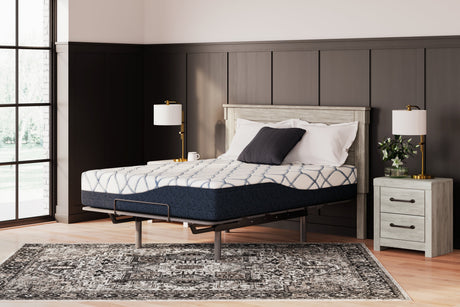 Mattress corner close-up with visible layers