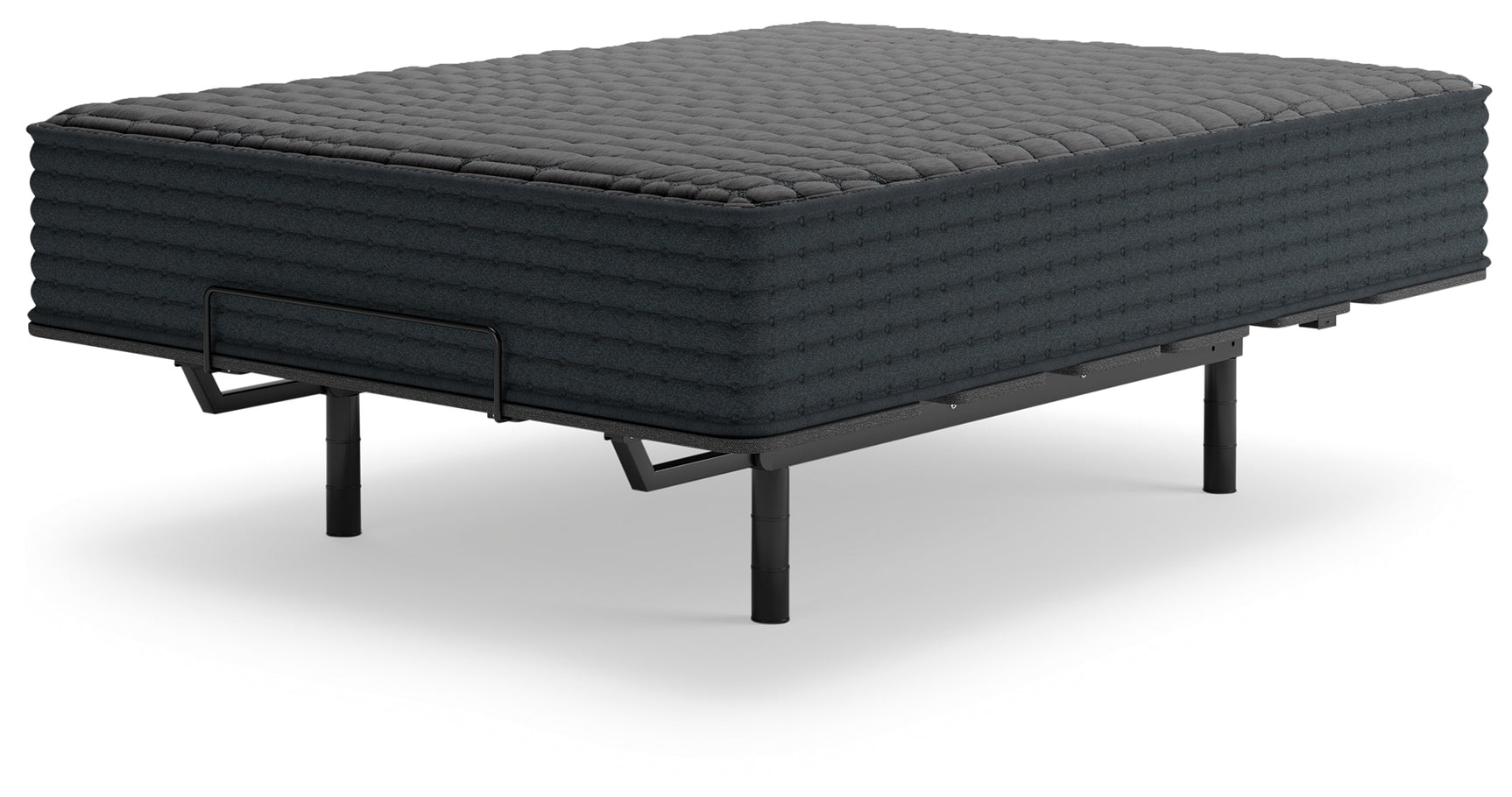 Gray 1200 Hybrid Queen Mattress top view showing quilting