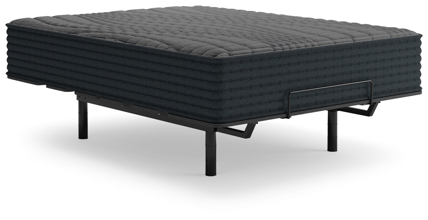 Gray 1200 Hybrid Queen Mattress angled view
