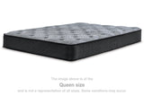 Comfort Plus Gray Full Mattress by Sierra Sleep with visible quilt pattern