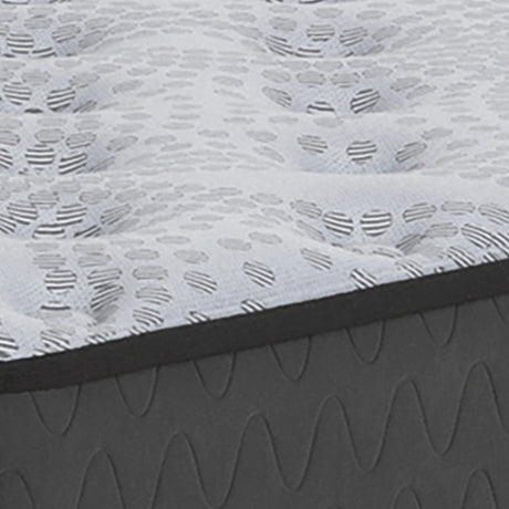 Comfort Plus Gray King Hybrid Mattress front view