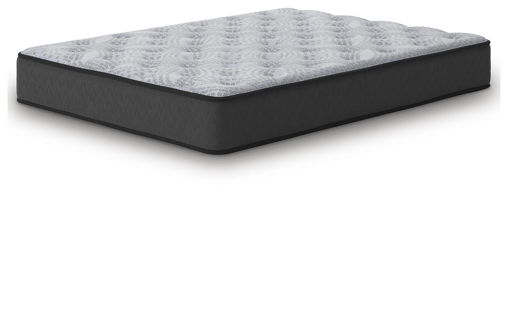 Comfort Plus Gray Full Mattress angled view