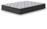 Comfort Plus Gray Twin Mattress angled view