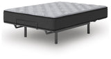 Comfort Plus Gray Twin Mattress angled view