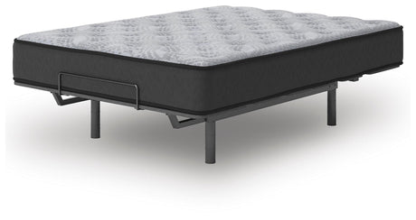 Comfort Plus Gray Full Mattress angled view