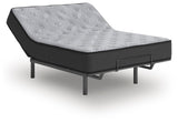 Comfort Plus Gray Queen Mattress angled view