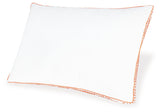 Zephyr 2.0 White Orange 3-in-1 Pillow side angle