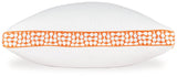 Zephyr 2.0 White Orange 3-in-1 Pillow side profile