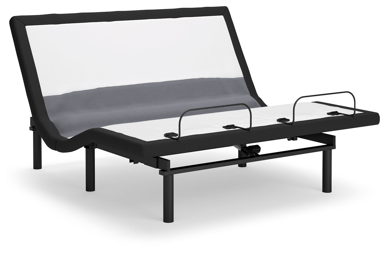 Ashley King Adjustable Base raised angle side view