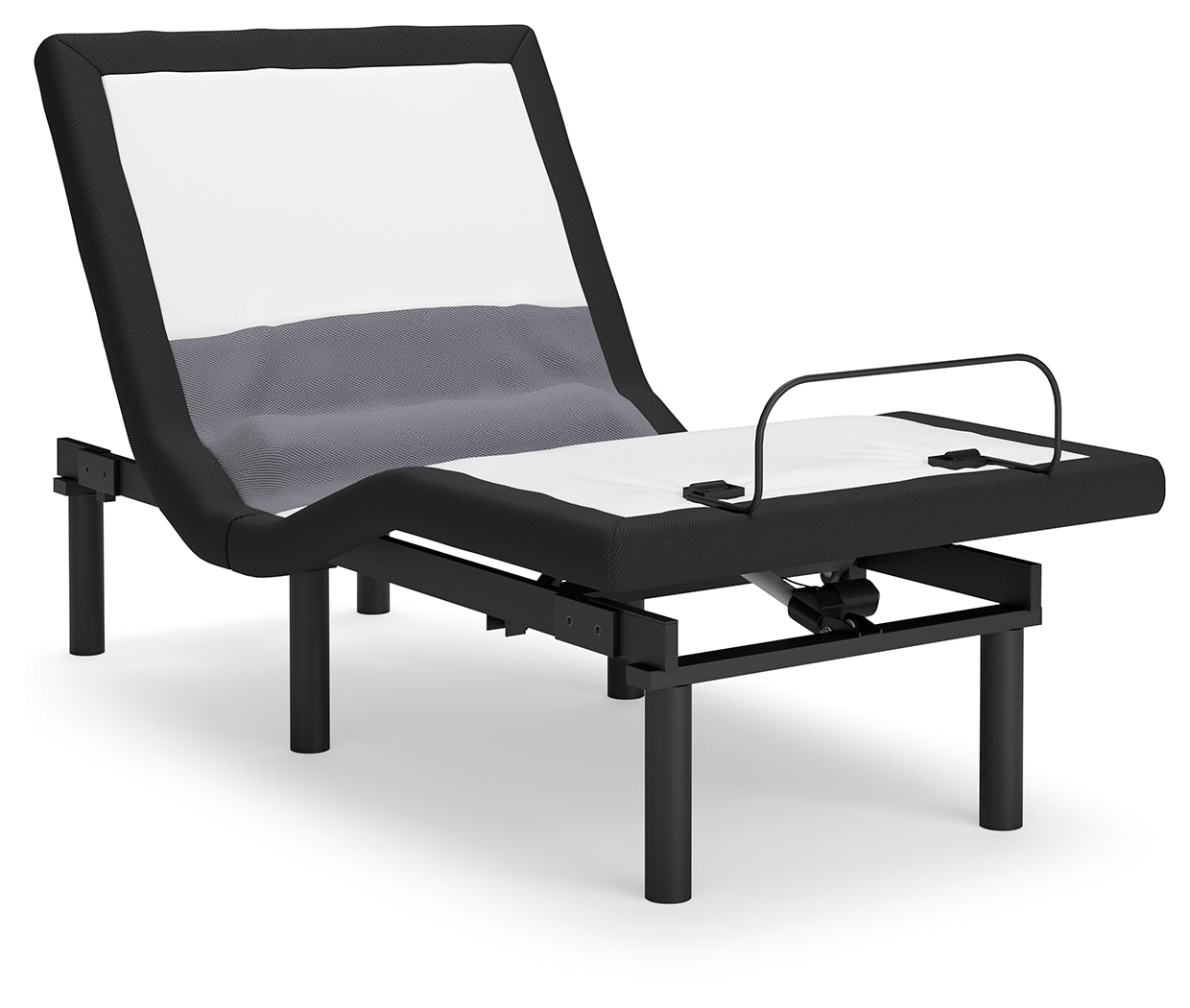 Ashley Best Base adjustable bed base raised position side view