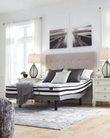 Display of mattress warranty and specification label