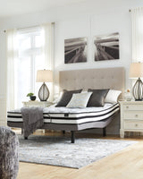 8 Inch Chime mattress corner showing thickness and fabric