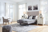 Top view of quilted white surface on 8 Inch Chime King mattress