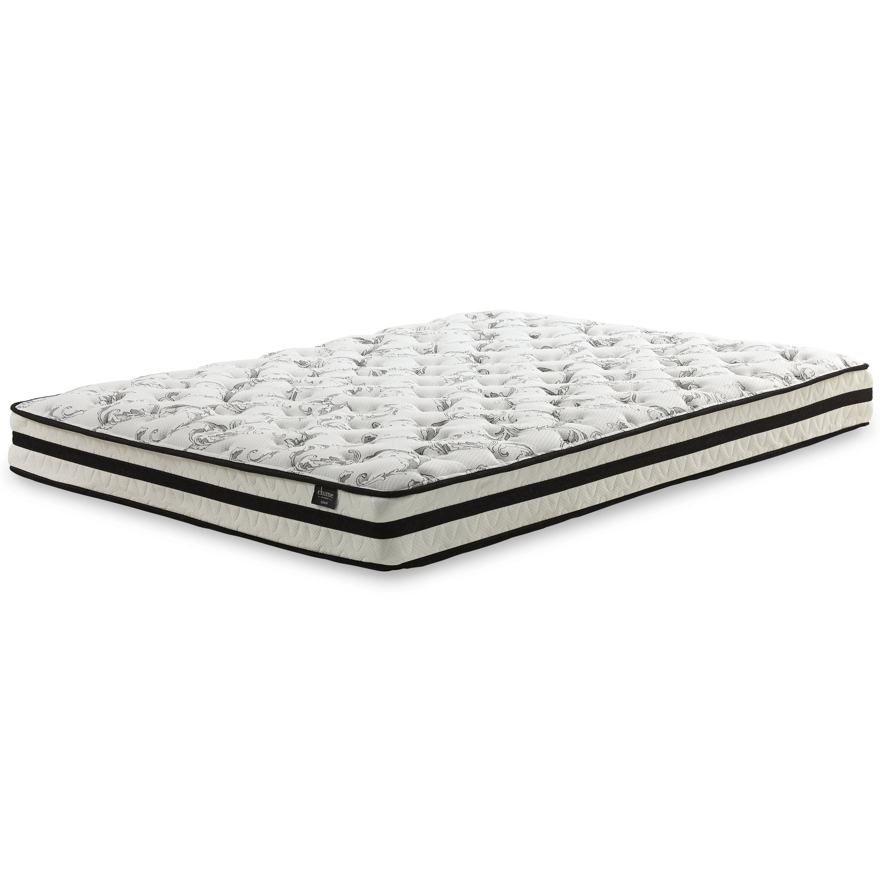 Close-up view of 8 Inch Chime mattress layers showing foam and coils
