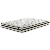 8 Inch Chime Innerspring White Queen Mattress rolled and boxed