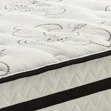 Sample of mattress fabric texture and pattern