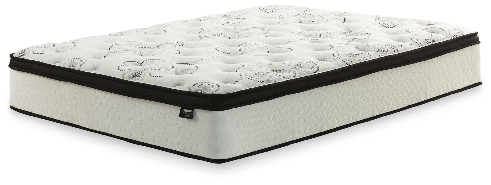Chime 12 Inch Hybrid White Twin Mattress In A Box - Ella Furniture