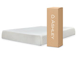 10 Inch Chime Memory Foam White Full Mattress In A Box - Ella Furniture
