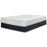 10 Inch Chime Memory Foam White Full Mattress In A Box - Ella Furniture