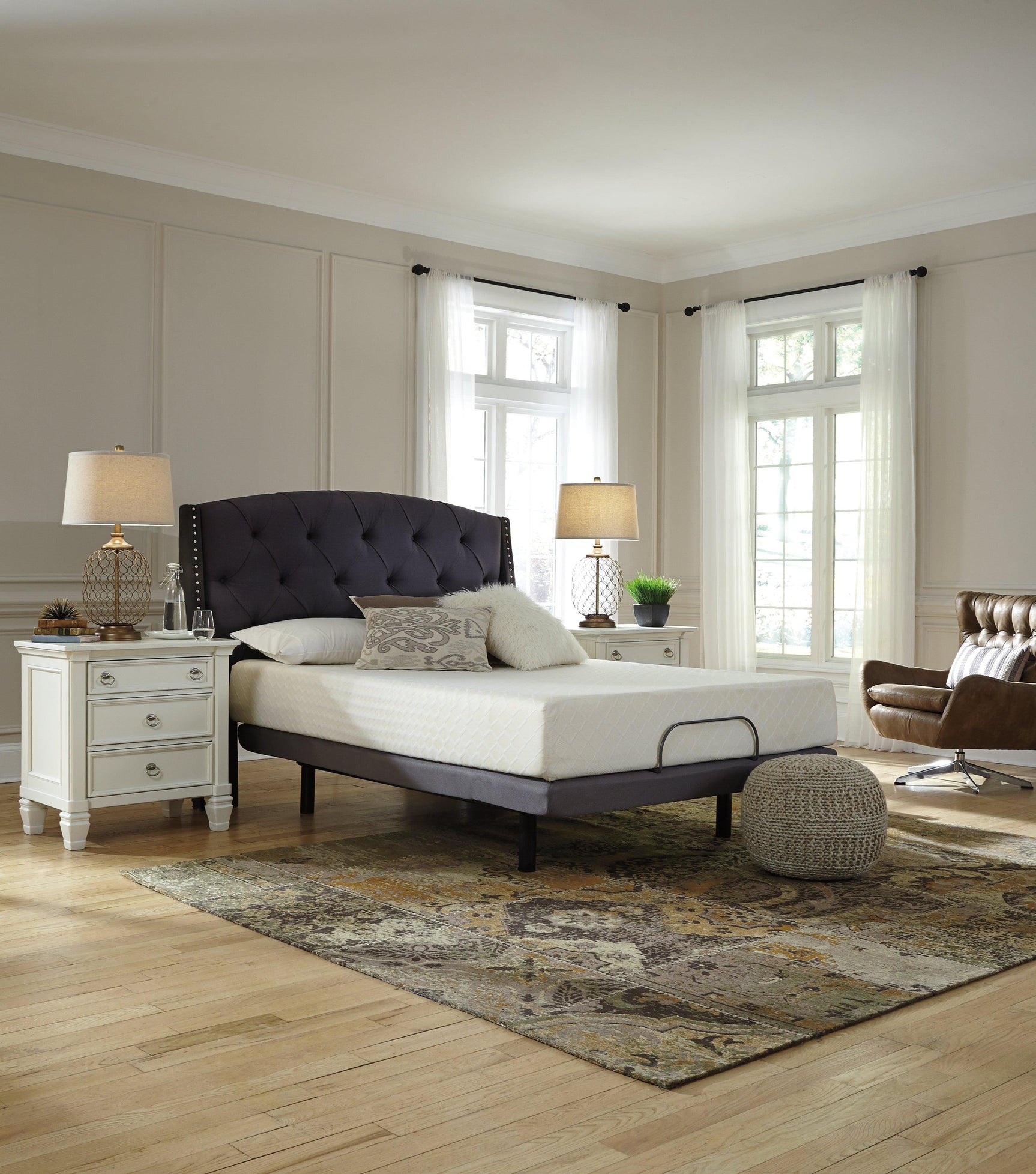 10 Inch Chime Memory Foam White Full Mattress In A Box - Ella Furniture