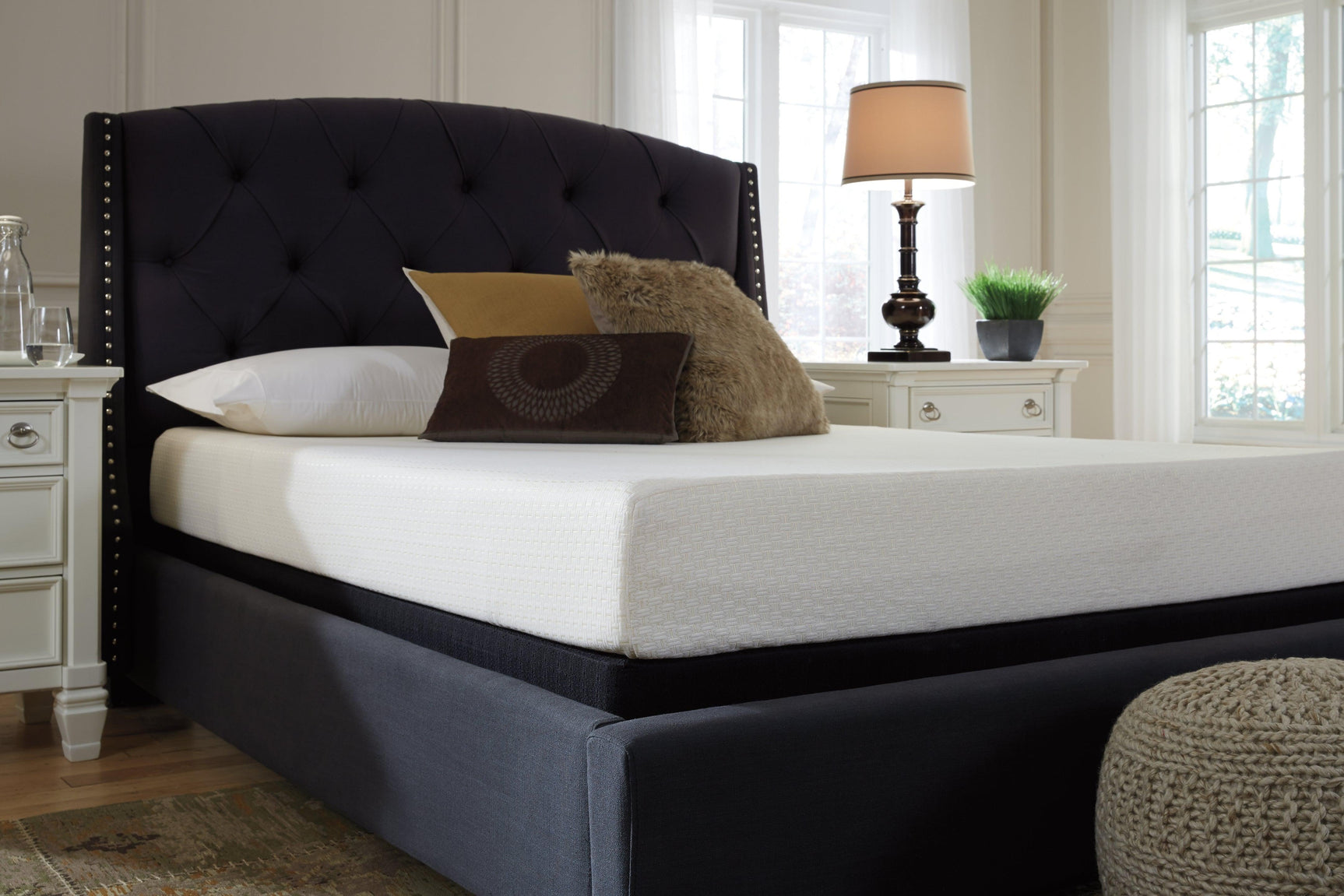 Chime 8 Inch Memory Foam Twin Mattress compressed for shipping