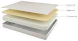 Chime 8 Inch Memory Foam King Mattress stretched cover detail