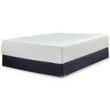 Chime 12 Inch Memory Foam White Queen Mattress manufacturer label