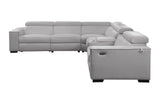 Picasso Light Gray 6-Piece Power Reclining Sectional