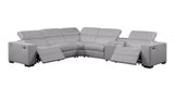 Picasso Light Gray 6-Piece Power Reclining Sectional