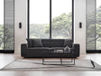 Milos Black 3-Seater Sofa - Ella Furniture