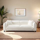 fabric texture close-up of Veronica Cream Boucle Sofa