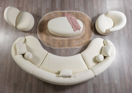Side angle of Emily sectional sofa