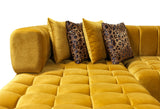 Side profile view of Mia Sectional sofa
