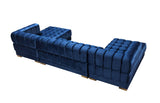 side shot emphasizing sectional chaise design