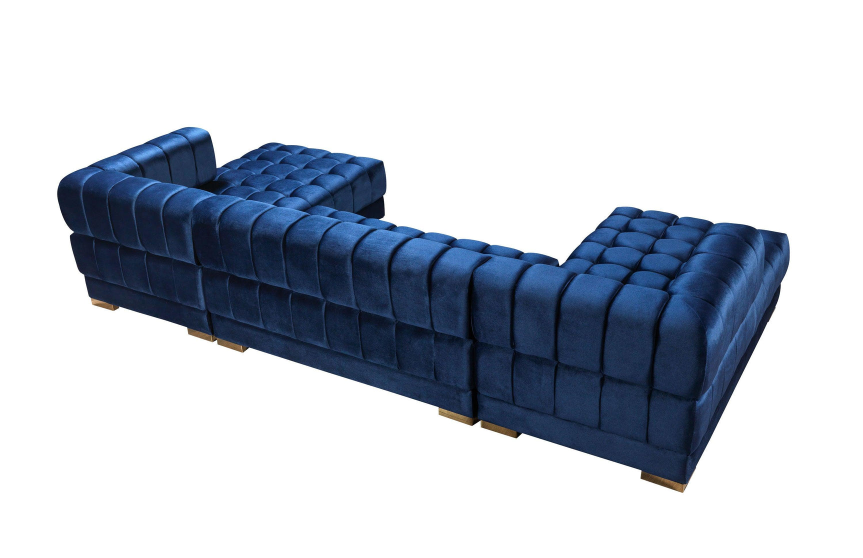 side shot emphasizing sectional chaise design