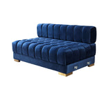 living room environment with Mia sectional sofa