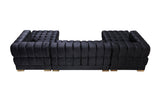Main sofa look showing double chaise design