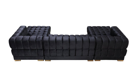 Main sofa look showing double chaise design