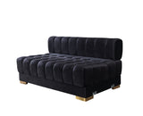 Detailed shot of sofa legs and frame
