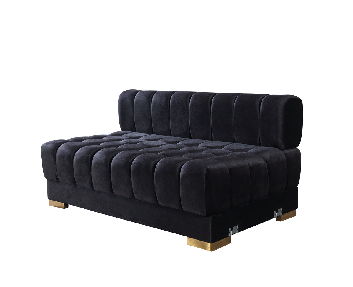 Detailed shot of sofa legs and frame