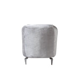 Ella Silver Velvet Sofa 89" & Loveseat 69"