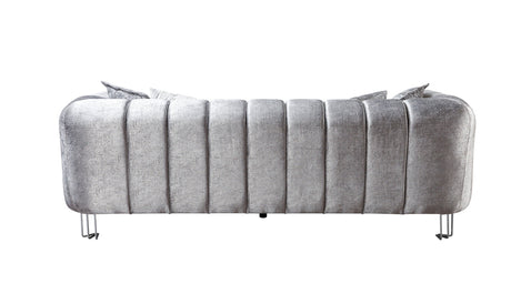 Top view detail of loveseat cushions