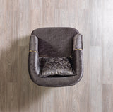 Ella Smoke Velvet Sofa 89" & Loveseat 69"