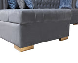 Living room with sectional sofa and décor