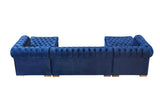 Side profile of sectional sofa