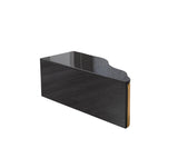 Leah Wood 3-piece coffee table set shown in modern living room