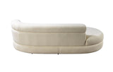Close-up of chaise lounge arm detail