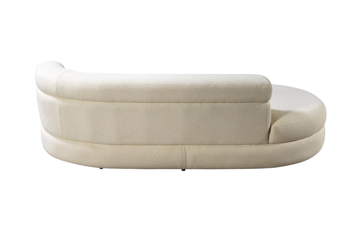 Close-up of chaise lounge arm detail