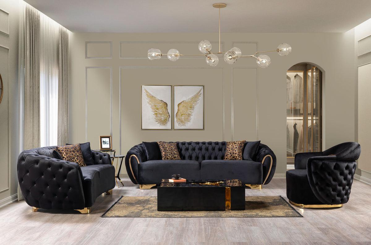 Leah Wood 3-piece coffee tables stacked arrangement