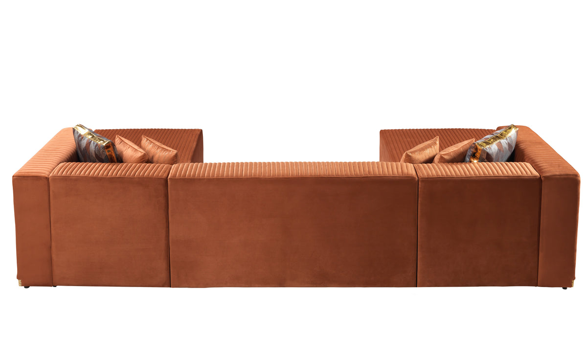 Main sectional sofa view in living area